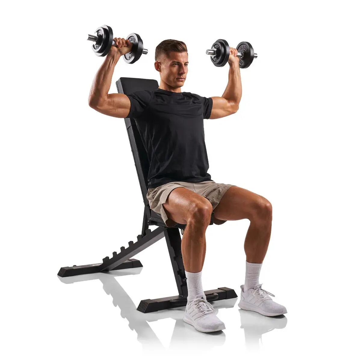 Posilovací lavice HAMMER skládací s negativním sklonem Folding Bench Force 6.0 11/15