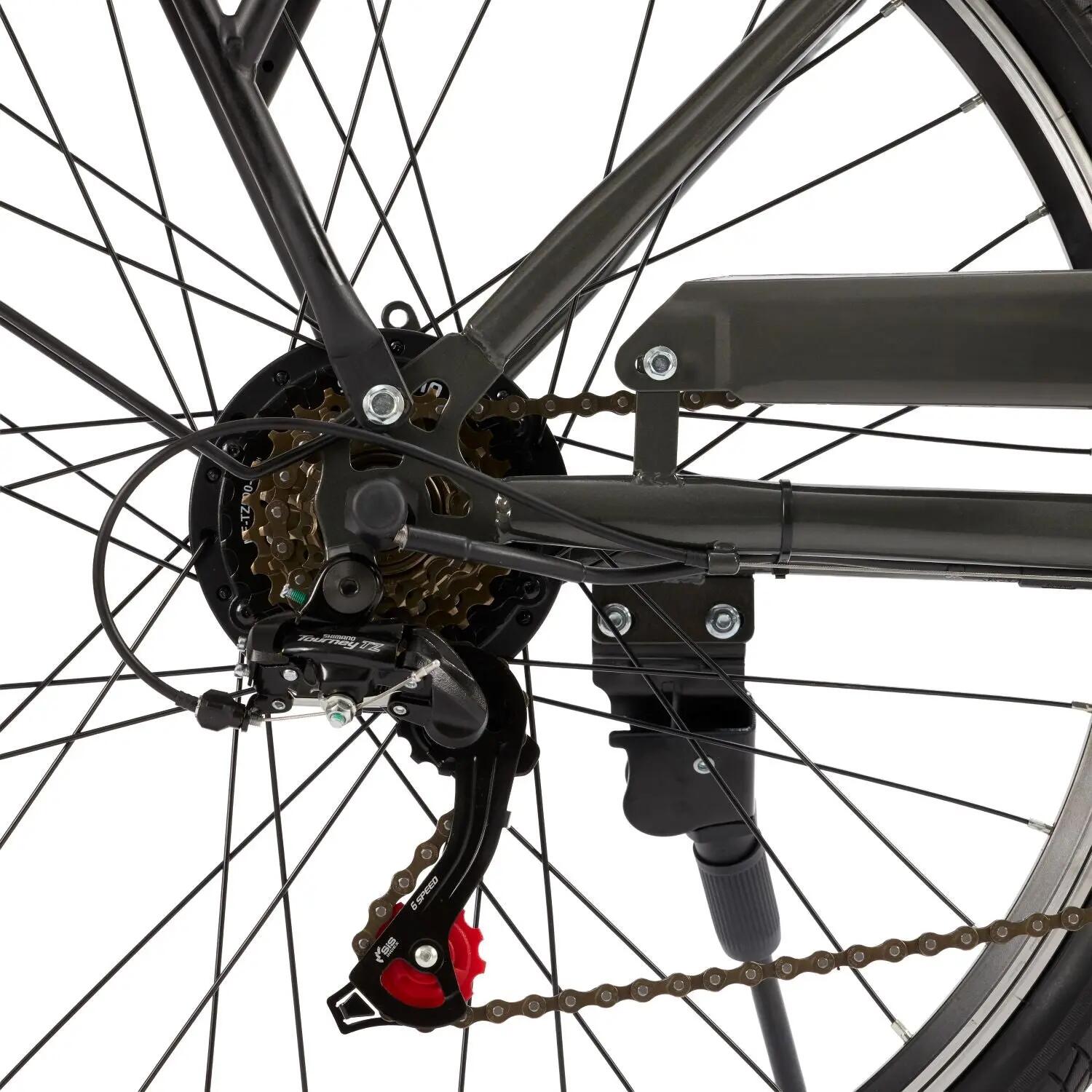 Bicicleta Eléctrica J5 Pro 26" – 65 km – Gris 10/15