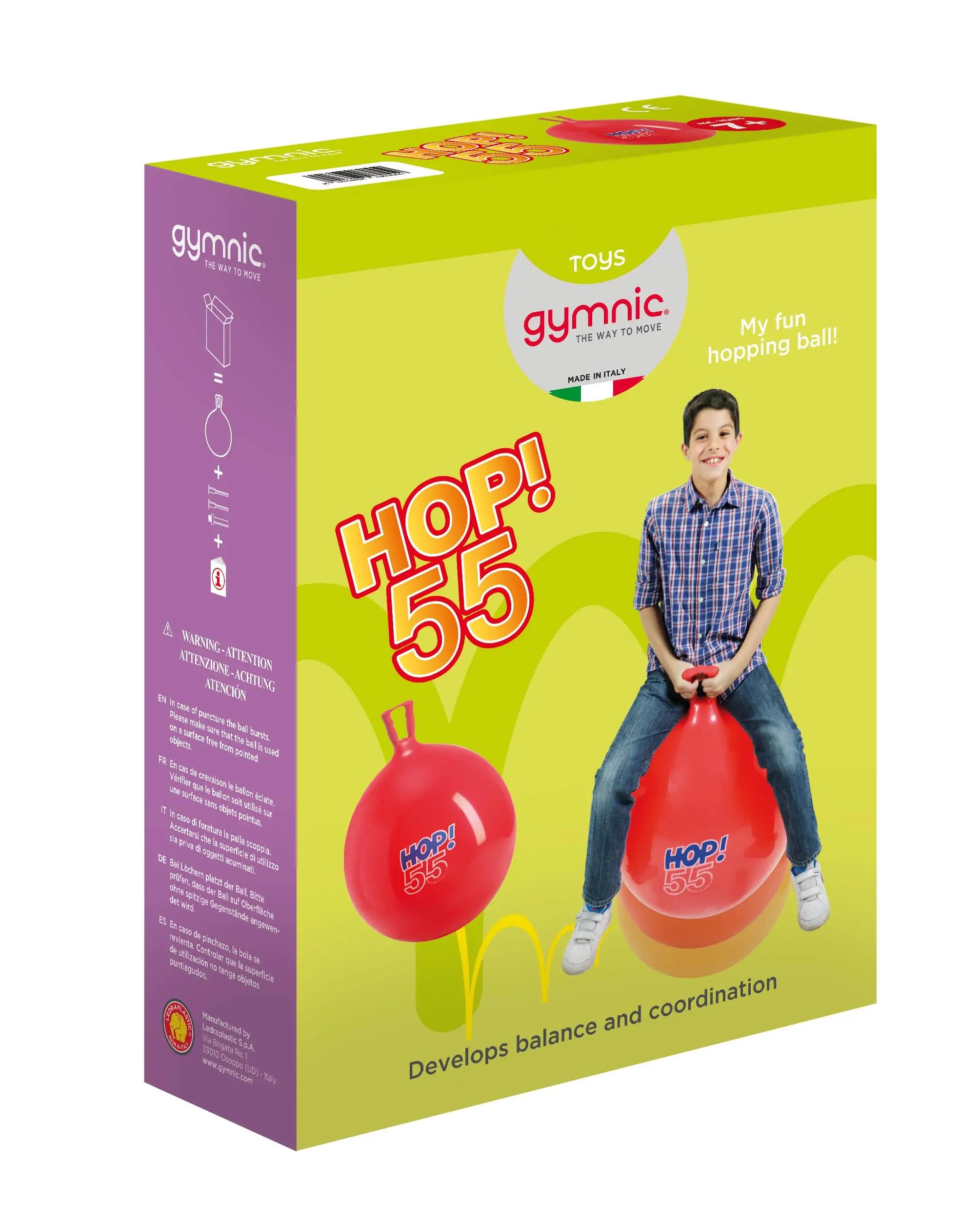 Palla rimbalzante HOP Rosso 55 cm Schulsport Unisex 7/8