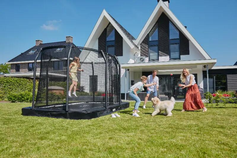 Premium Ground - Inground trampoline - ø396cm - Groen 14/16