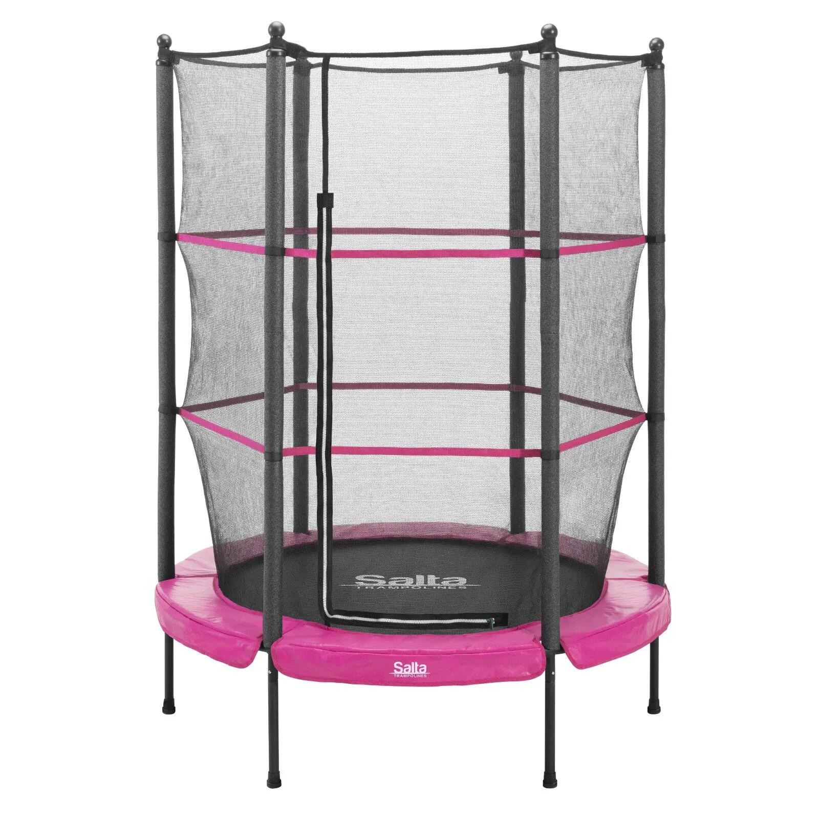 Trampoline Junior - 140 cm - Rond Rose 11/12