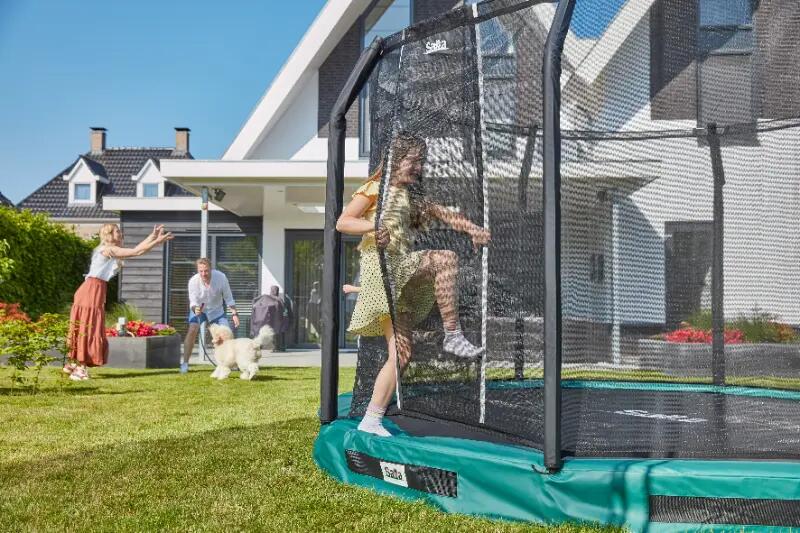 Premium Ground - Inground trampoline - ø396cm - Groen 11/16