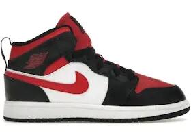 Jordan 1 Mid Black Fire Red (PS) 3/3