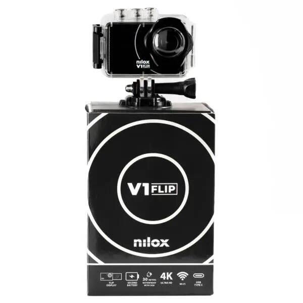 Videocamera sportiva nilox action cam v1 flip con flip display 9/11