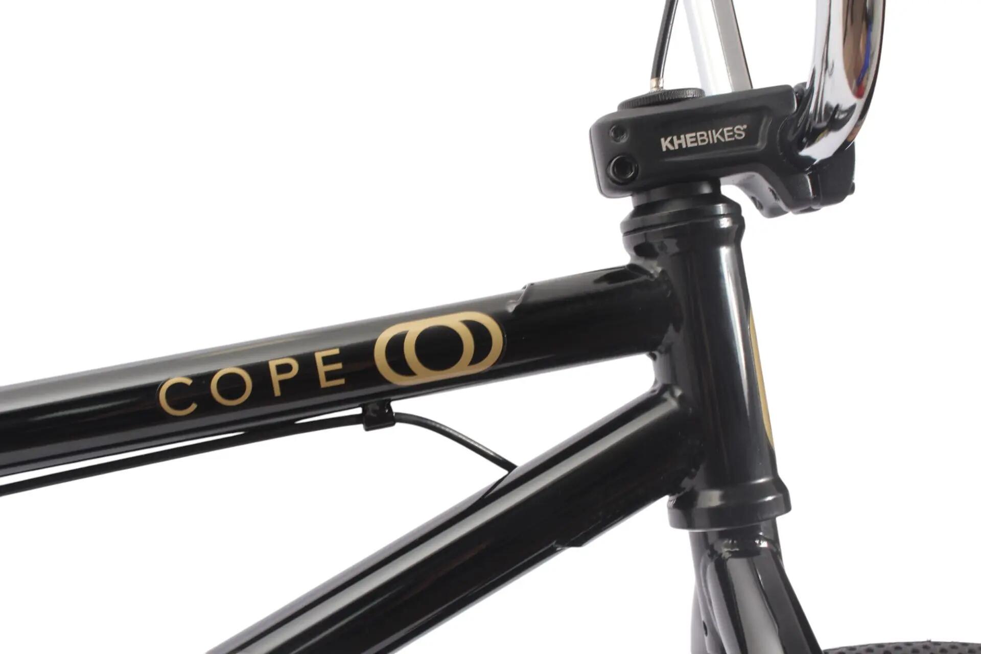 BMX fiets voor volwassenen COPE zwart 20 inch 11,1kg 13/15