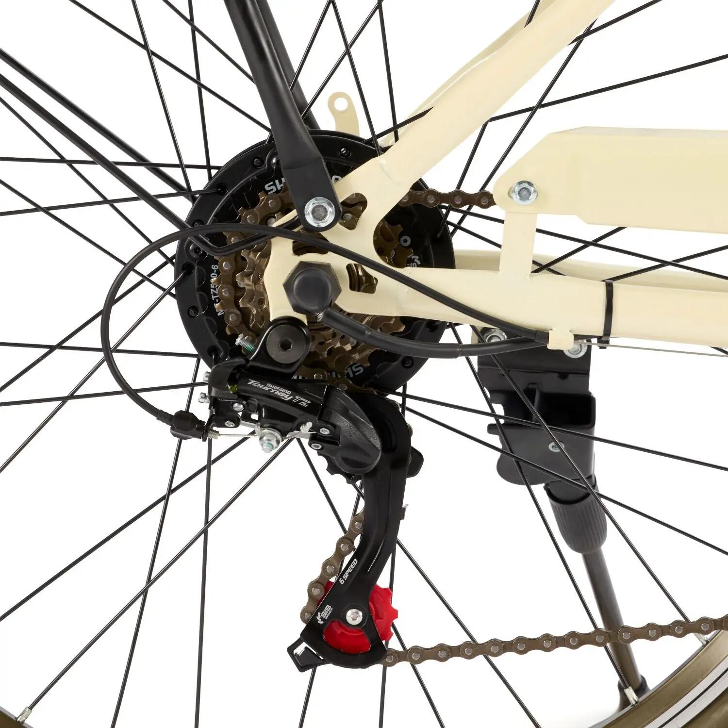 Bicicleta Eléctrica J5 Pro 26" – 65 km – Beige 12/15
