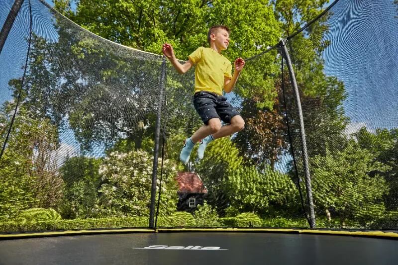Comfort Edition - 305x214cm - Trampoline - Rechthoekig - Roze 11/16