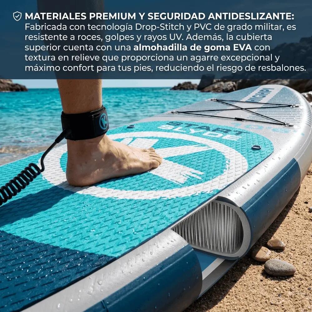 Tabla de Paddle Surf Hinchable Kohala Start Slyde 10'6" - Pack Iniciación y Tra 6/11