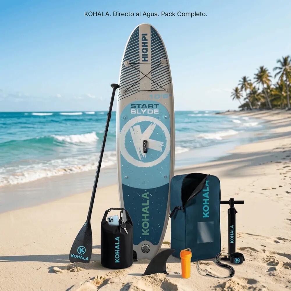 Tabla de Paddle Surf Hinchable Kohala Start Slyde 10'6" - Pack Iniciación y Tra 2/11