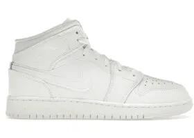 Zapatillas Nike moda Air jordan 1 mid gs Blanco 3/3
