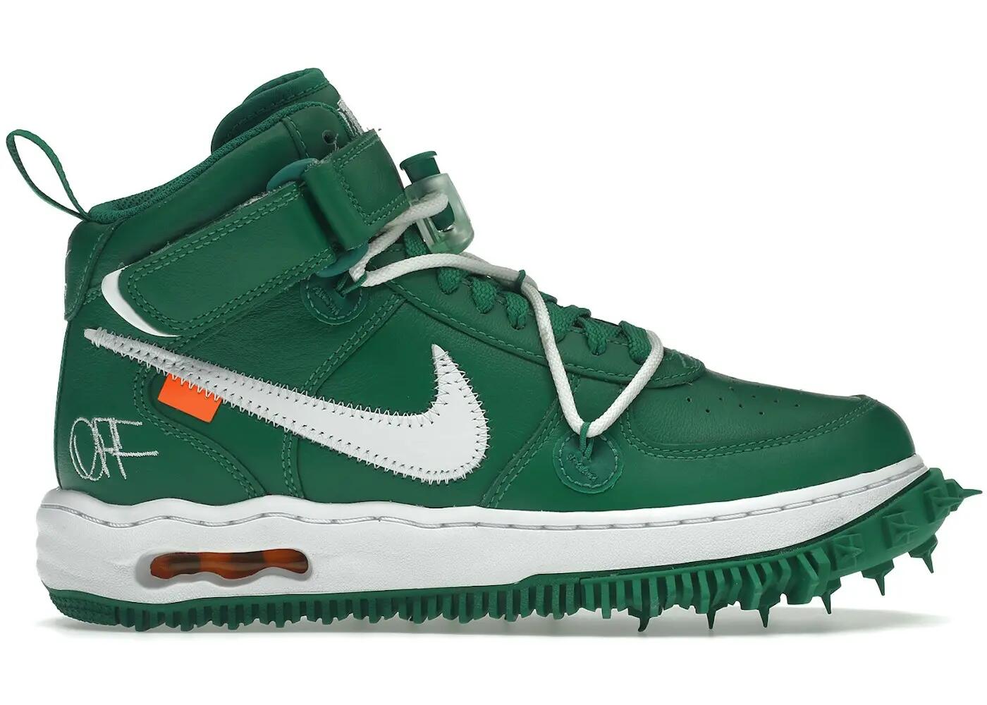 Basketball - schuhe - air force 1 mid sp - pine green/white 2/4