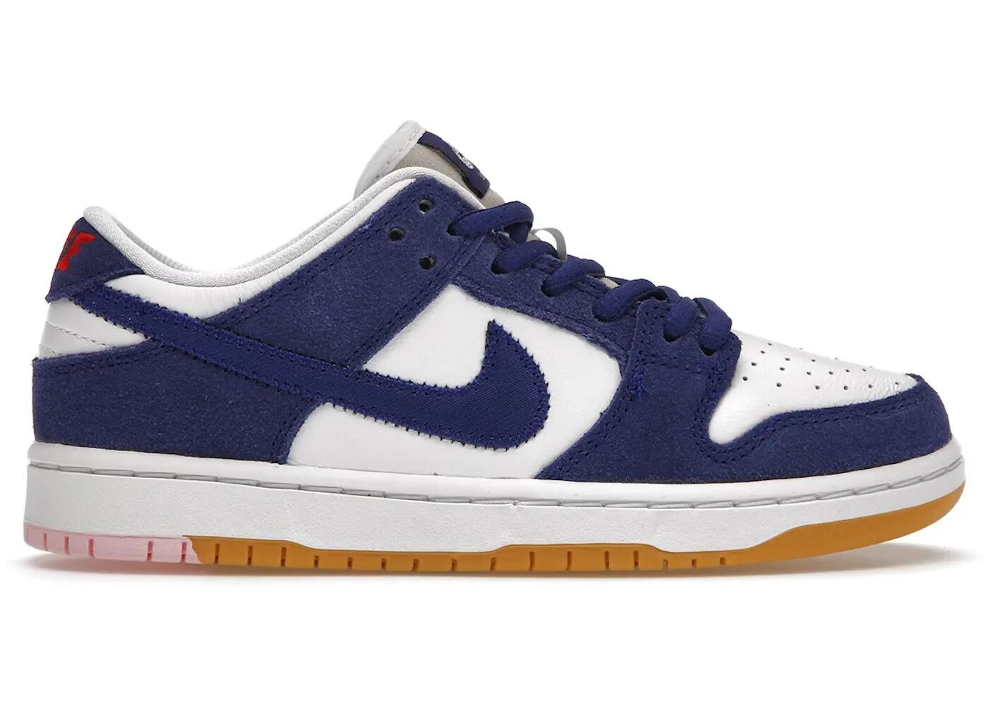 Kinder - Schuhe - Low Leder/Velours - Dunk Low - Blau/Weiss 1/3