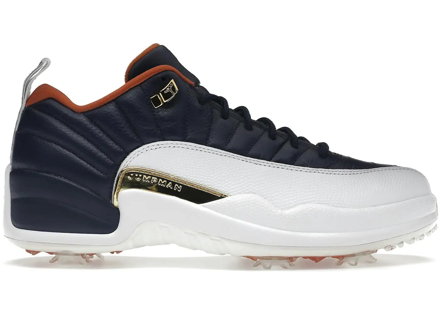 Herren - Golf - Schuhe - Jordan 12 Retro Low - Midnight Navy/White 2/3