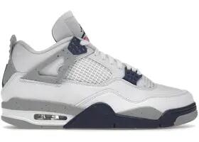 Ténis Air Jordan 4 Midnight Navy 3/4