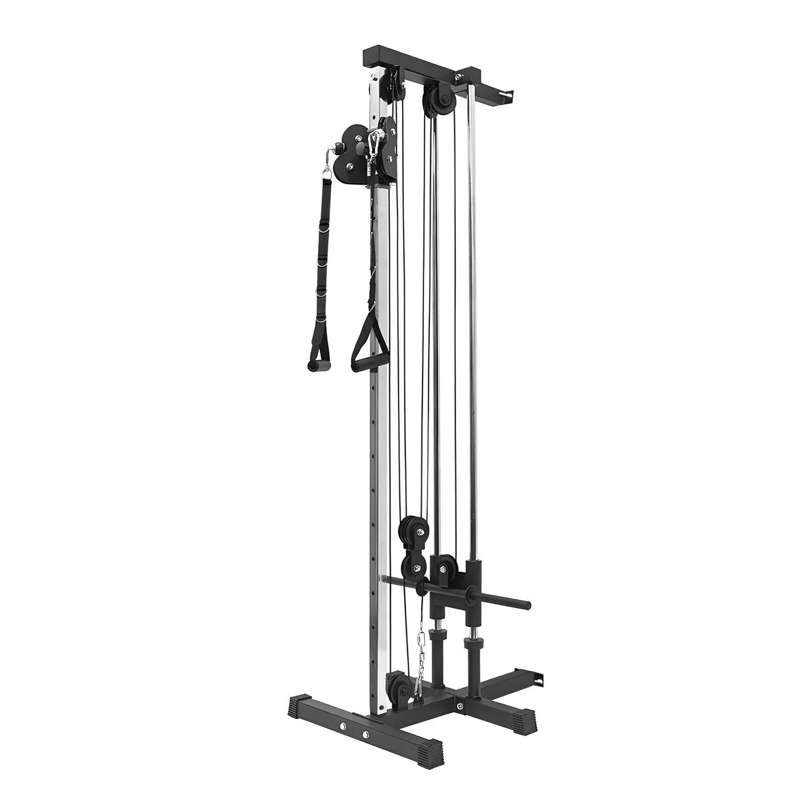 fitnessLAB Wall Mount Cable Station Lat Pull Machine Wall Pulley Cable Home Gym