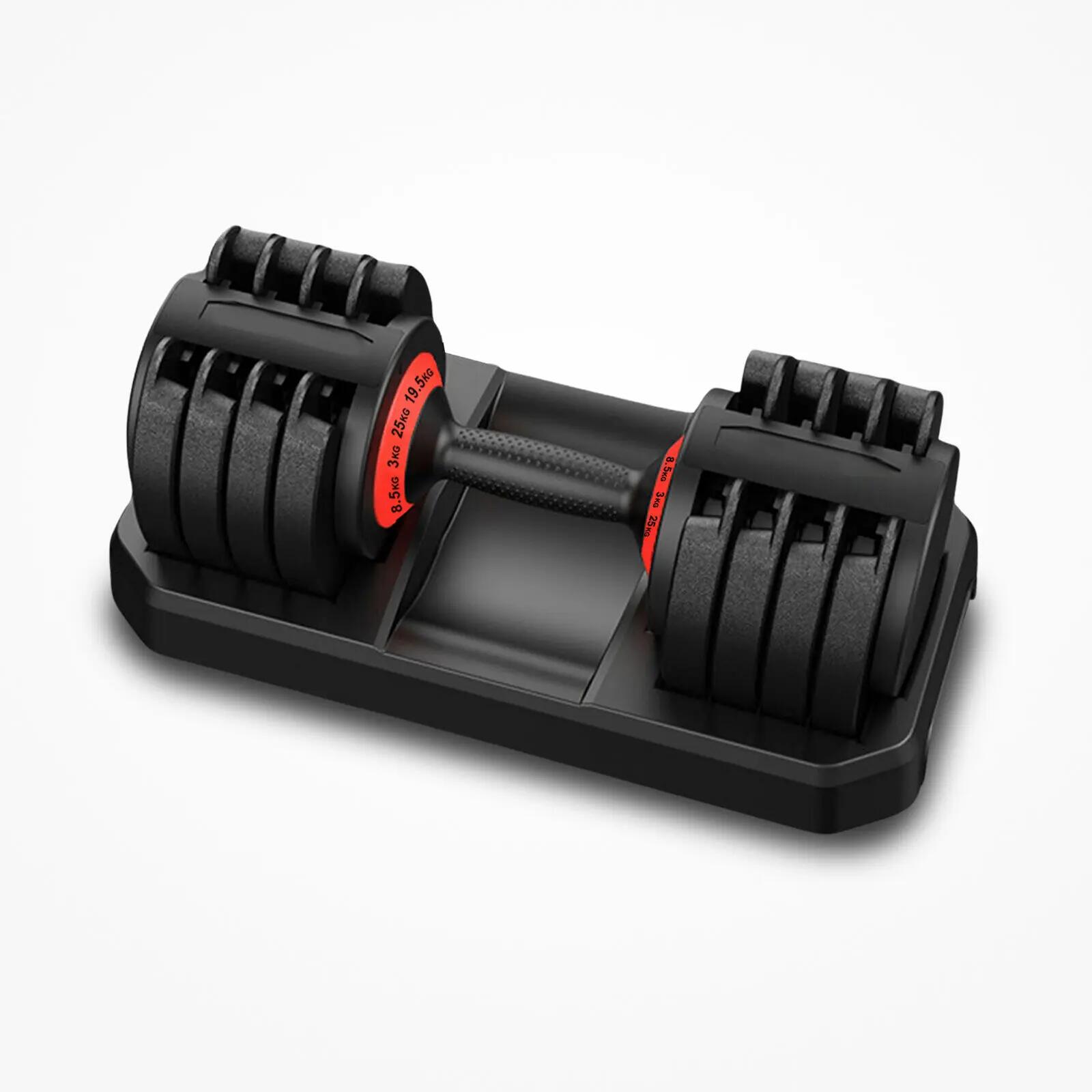 FitnessLab 1x25kg Adjustable Dumbbells Dumbbell Set Weight Dumbbells Plates