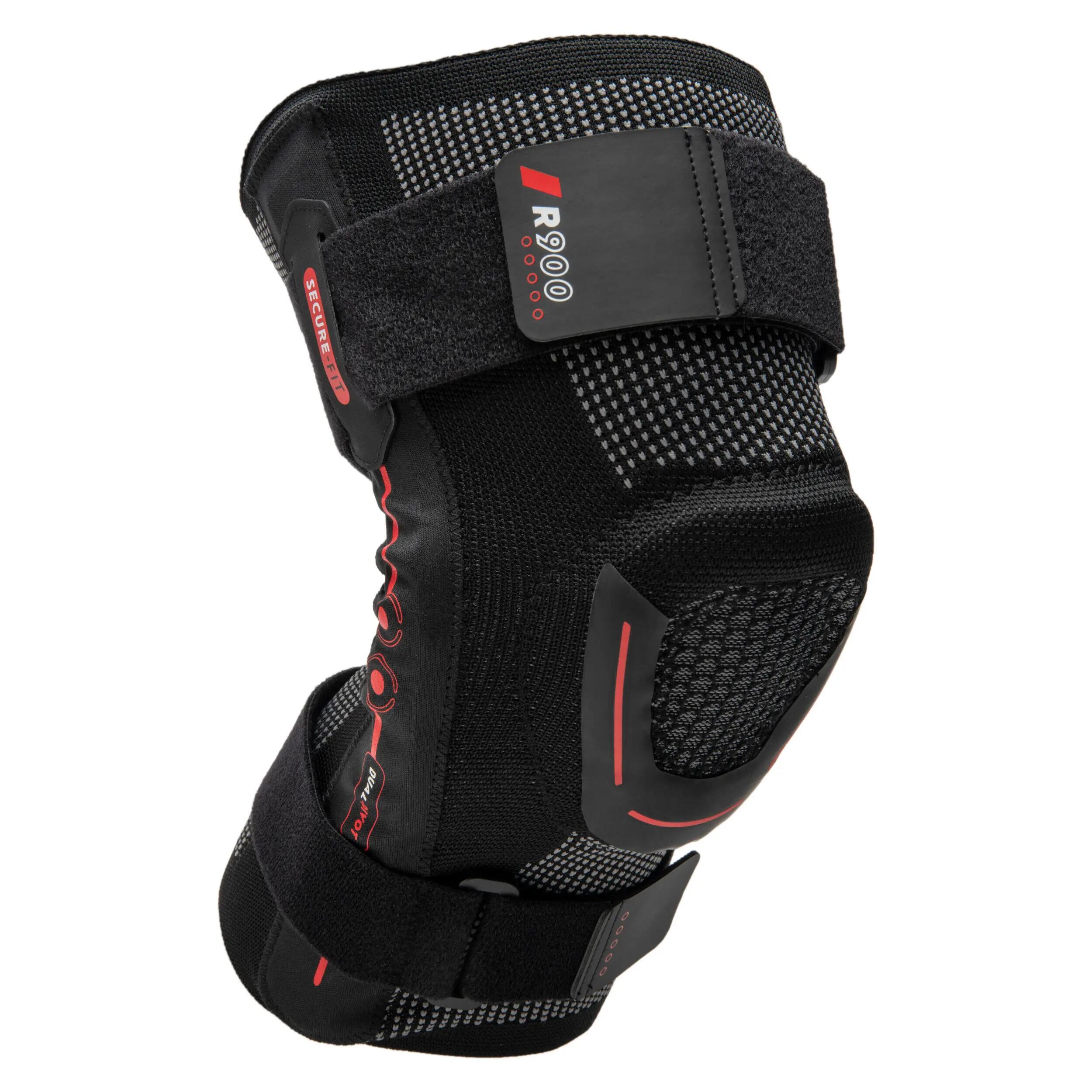 Ginocchiera di supporto per adulti R900 nera 7/8