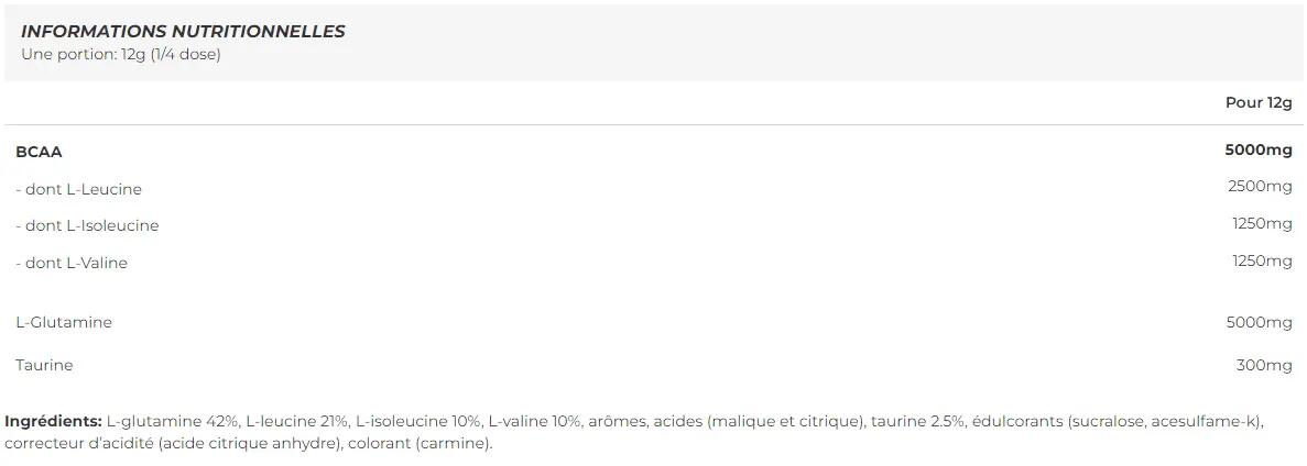 BCAA + Glutammina Xpress - 600 g Agrumi Scitec Nutrition 2/5