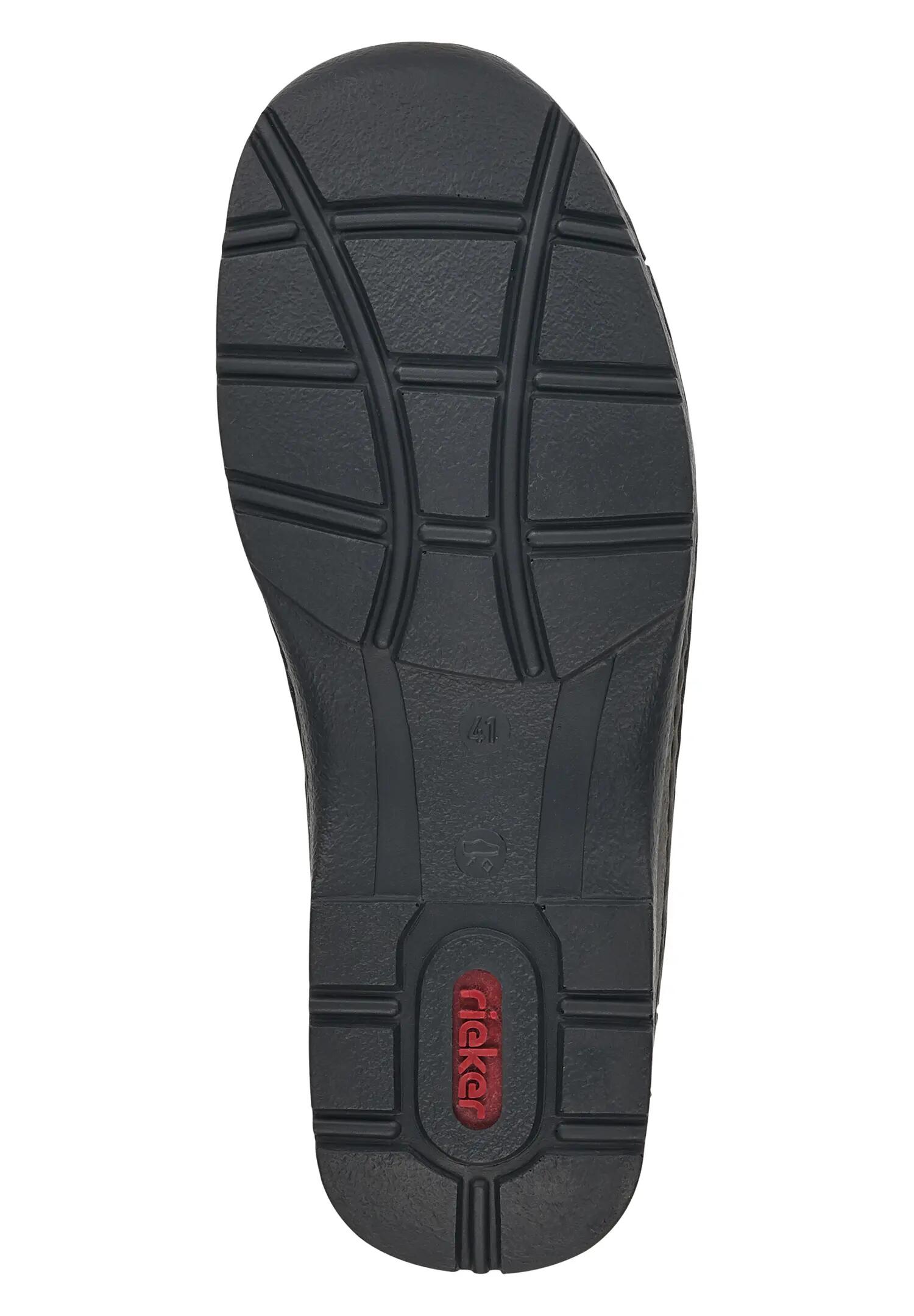 Rieker Herren Business Leder Schuhe 05363-00 schwarz extra Weit 6/7