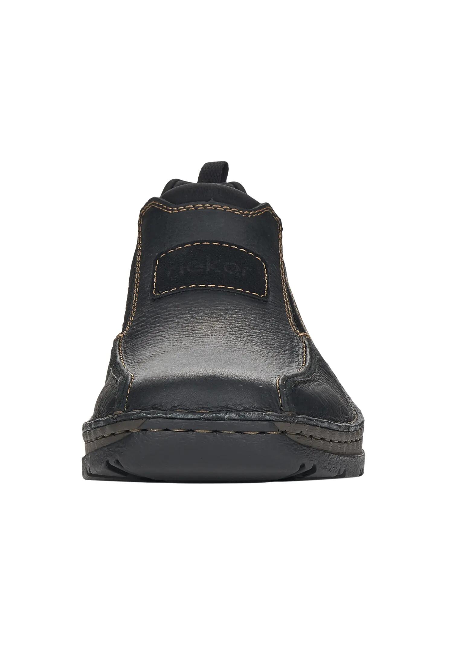 Rieker Herren Business Leder Schuhe 05363-00 schwarz extra Weit 5/7