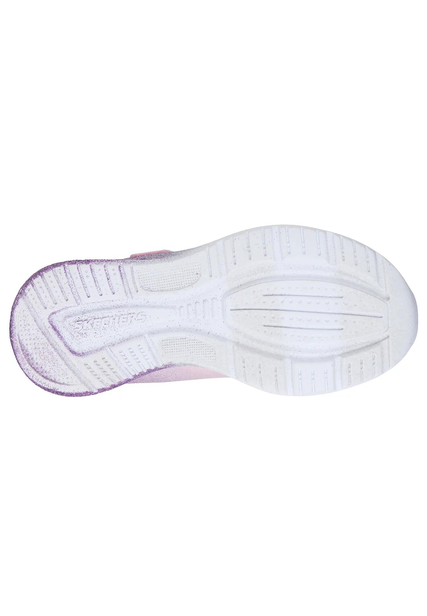 Skechers Mädchen Microspec Max Advance Glitz Gala Sneaker Rosa 2/5