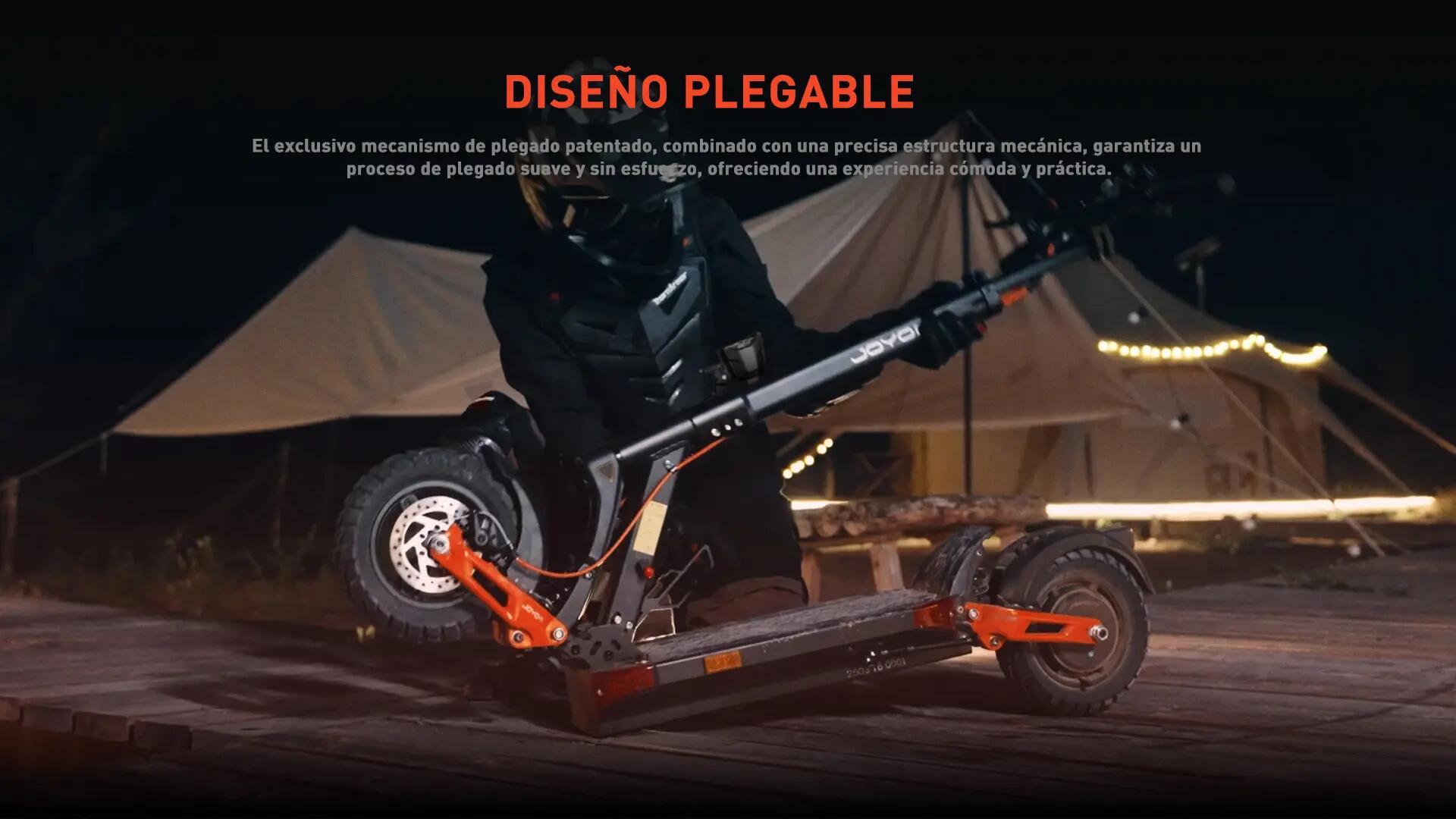 Patinete Eléctrico para Adultos JOYOR T6D 48V18Ah, Neumáticos 10", DGT 9/9