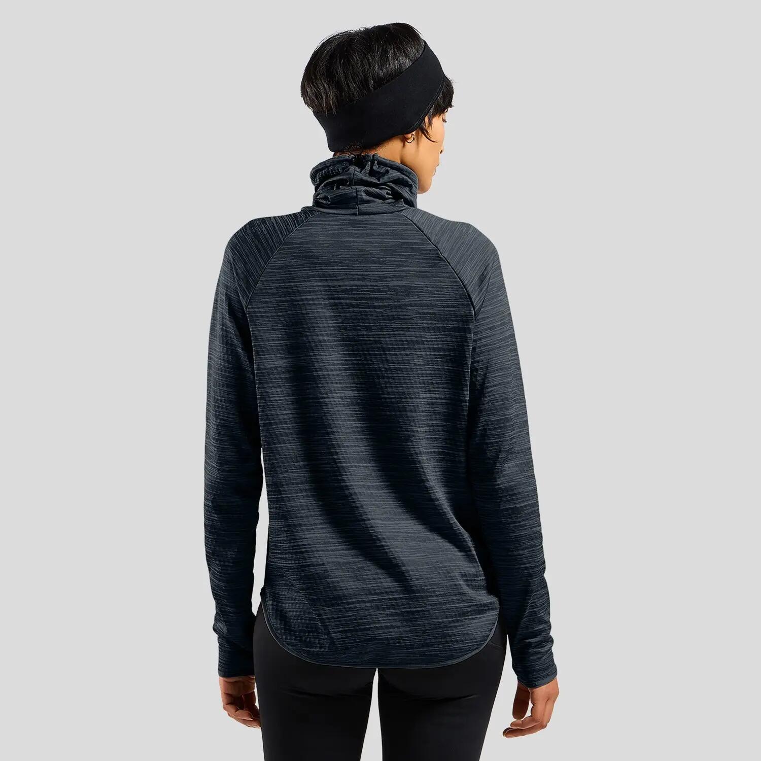 Odlo Women Mid Layer Run Easy black melange Größe XS 4/5