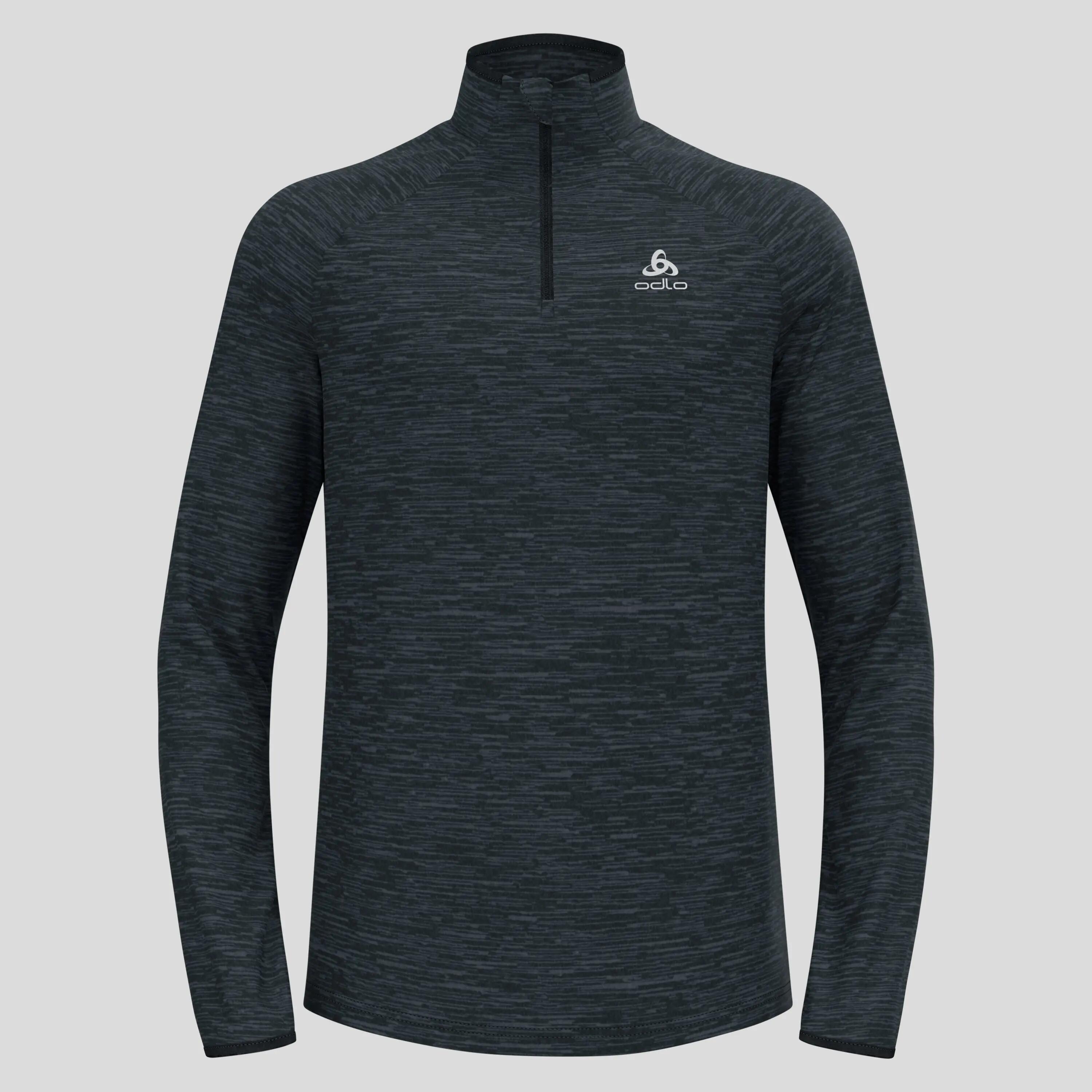 Pull à manches longues et col zippé Run Easy pour homme 7/8