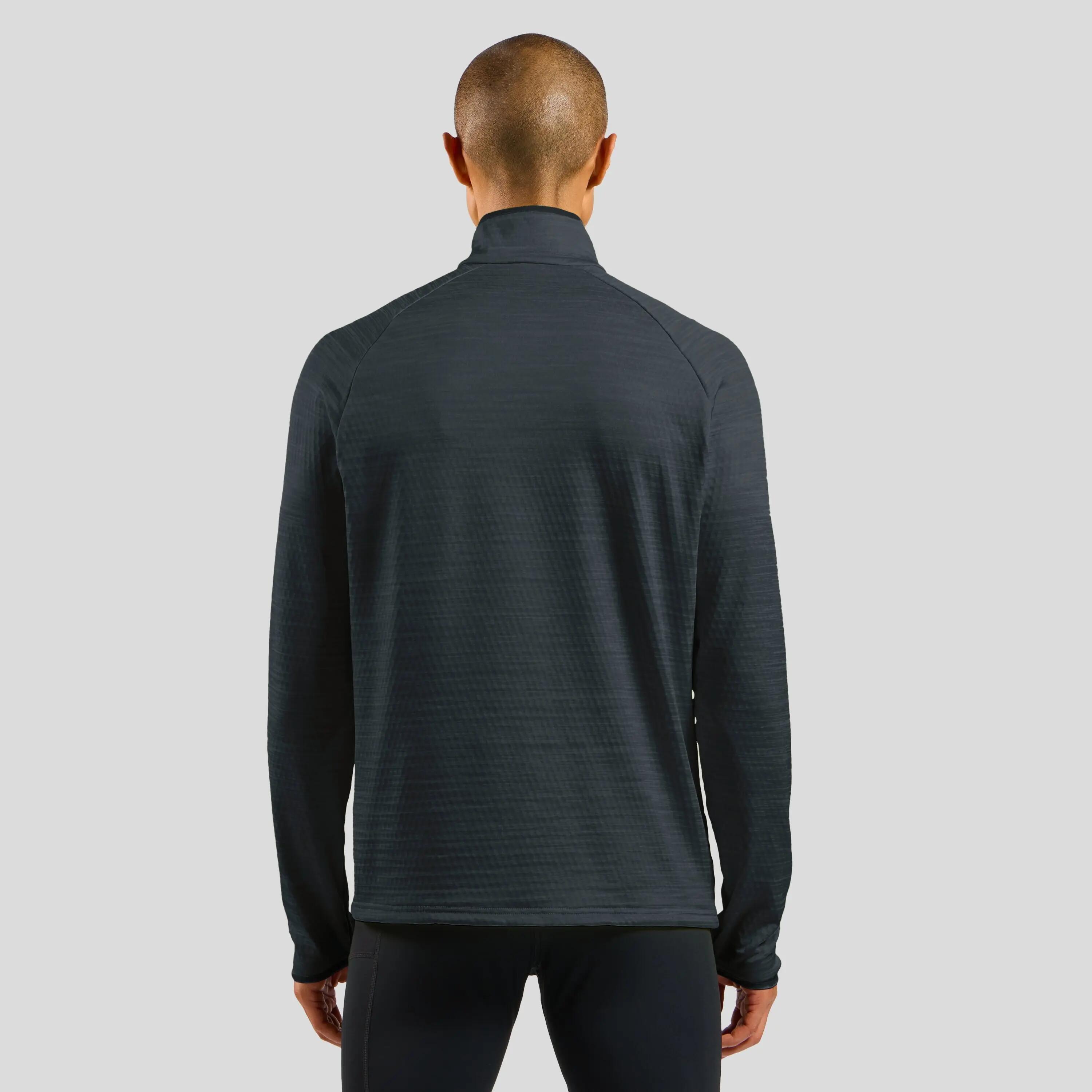 Pull à manches longues et col zippé Run Easy pour homme 2/8