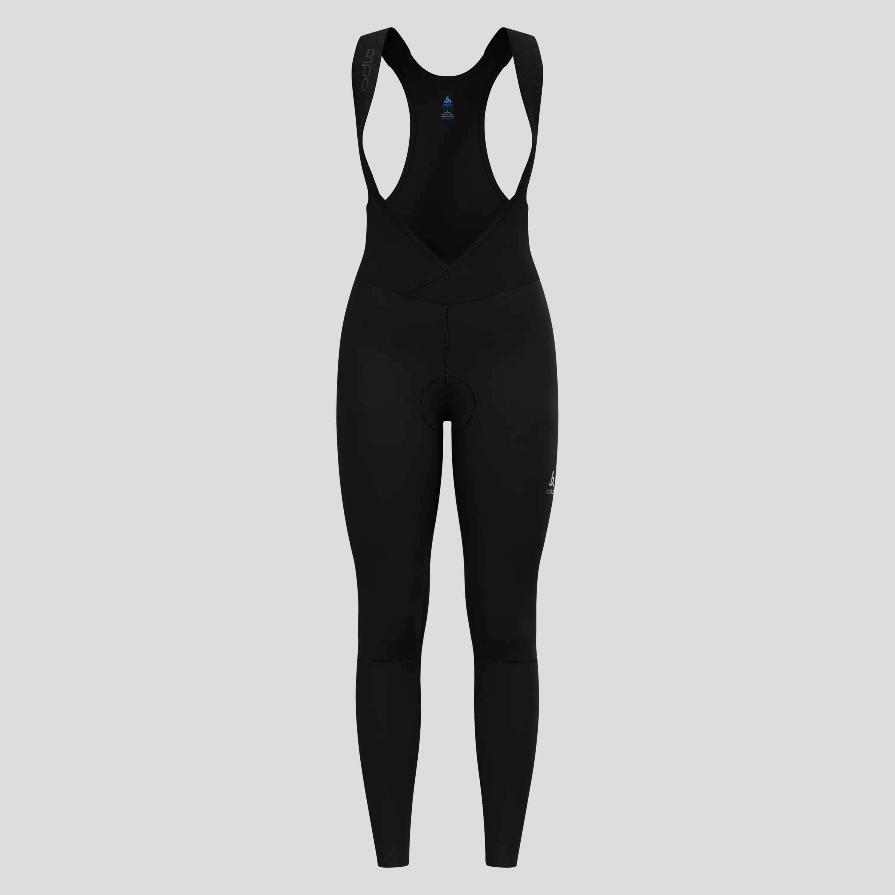 Cuissard à Bretelles Femme Odlo Zeroweight Warm Noir 7/8