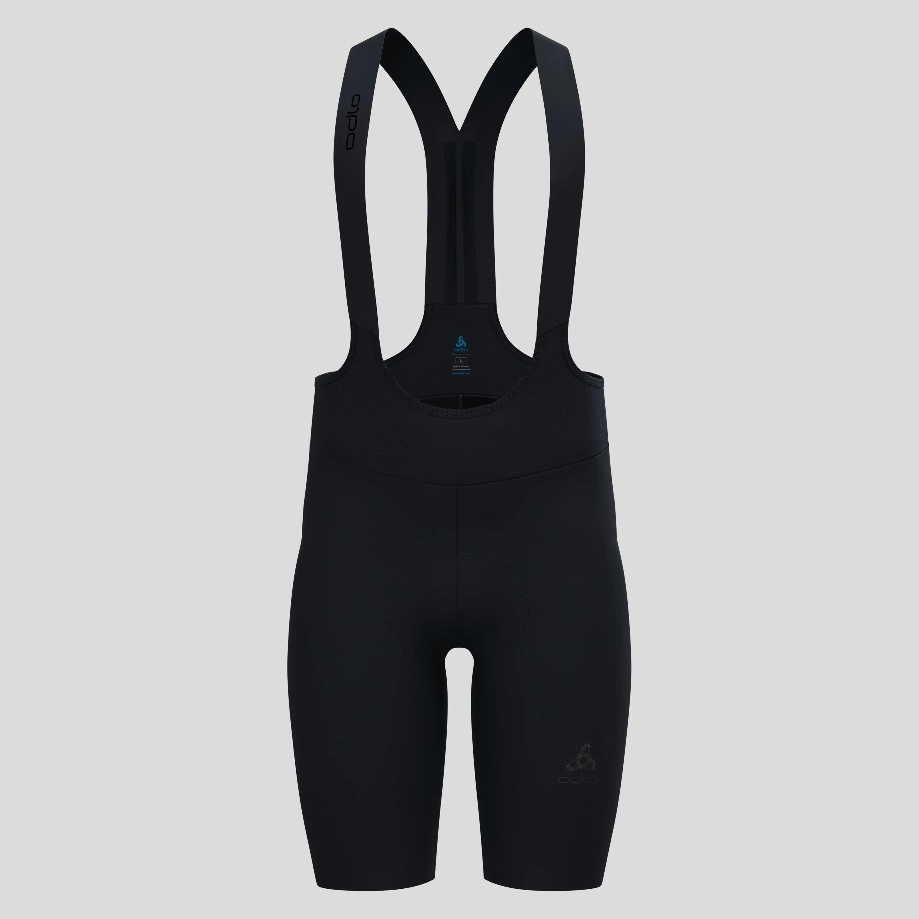 Culotte con tirantes Odlo Zeroweight Chill-Tec Pro Negro 8/9