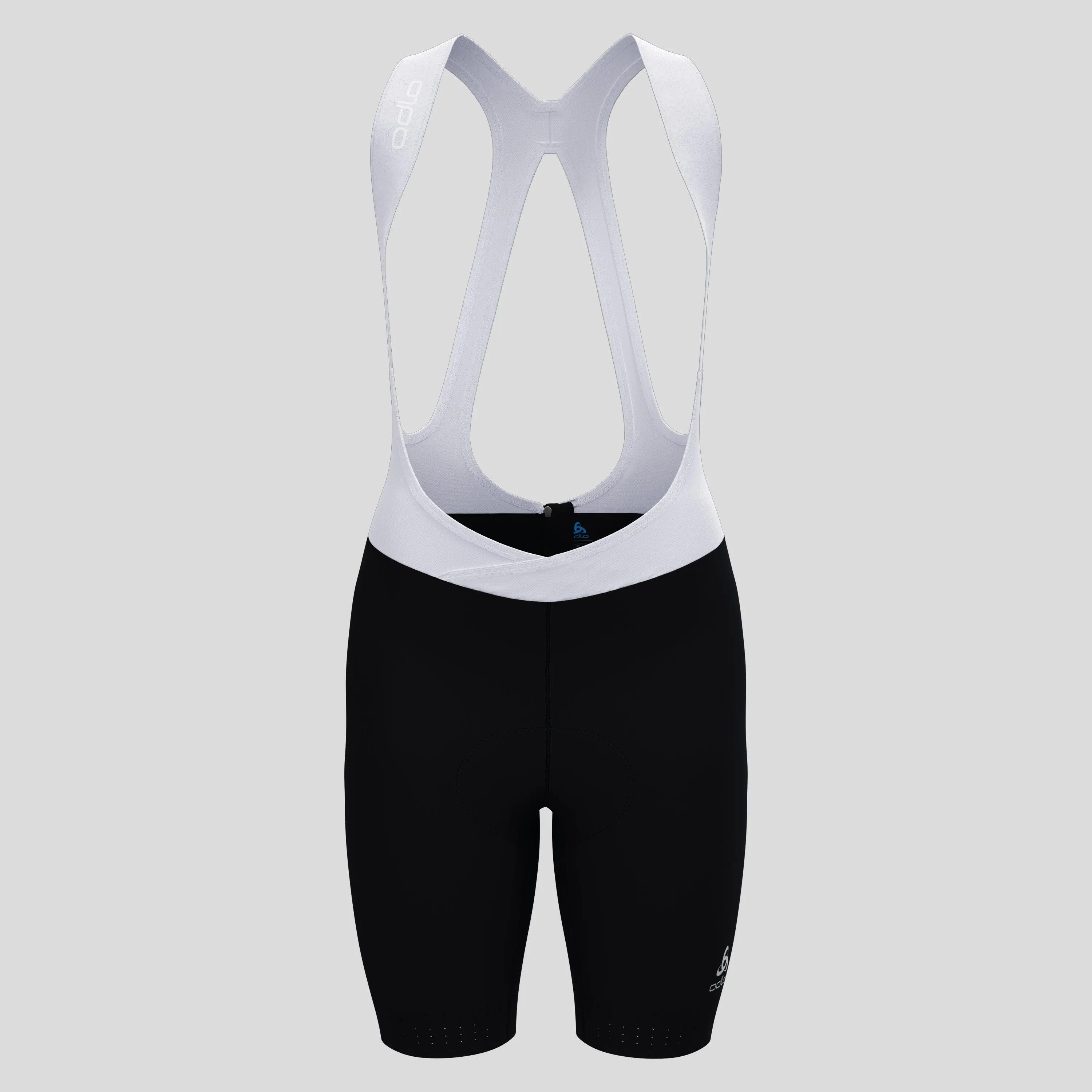 Odlo Zeroweight Damen-Trägerhose Schwarz / Weiß 6/7