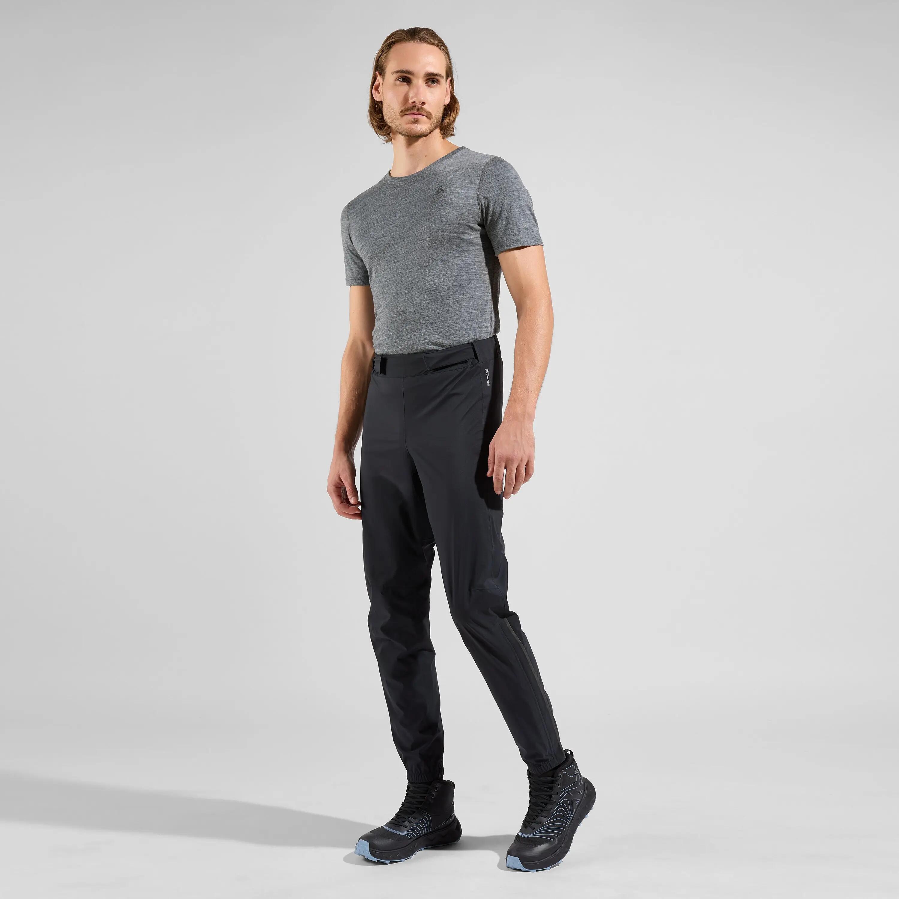 Wasserdichte Hose Odlo Ride Easy Waterproof Unisex Schwarz 4/6