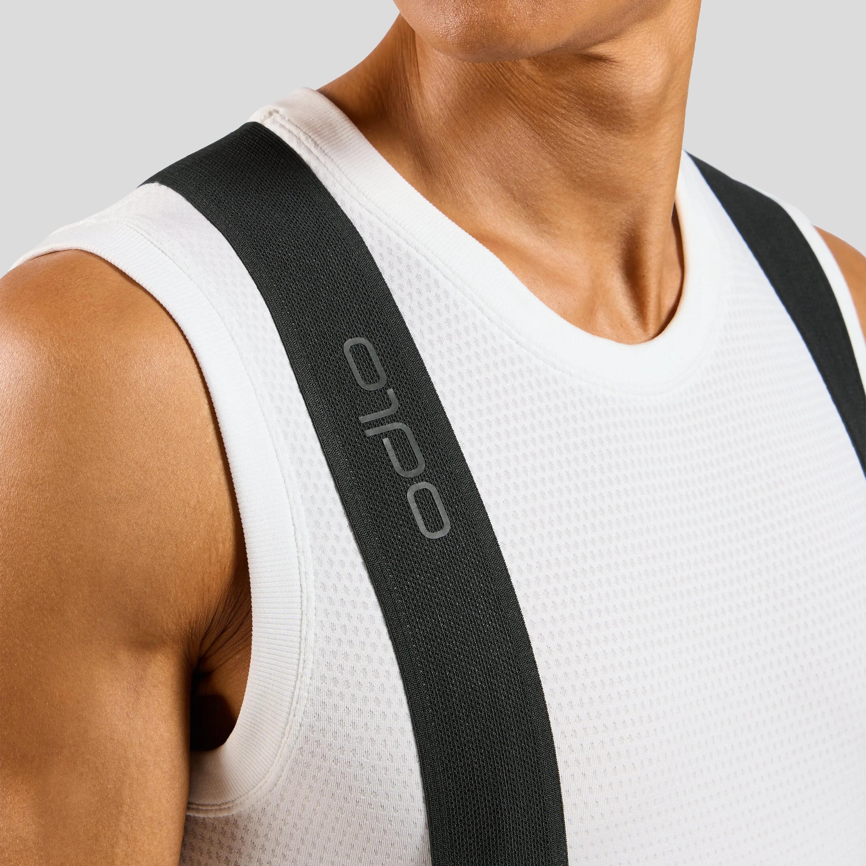 Culotte con tirantes Odlo Zeroweight Chill-Tec Pro Negro 6/9