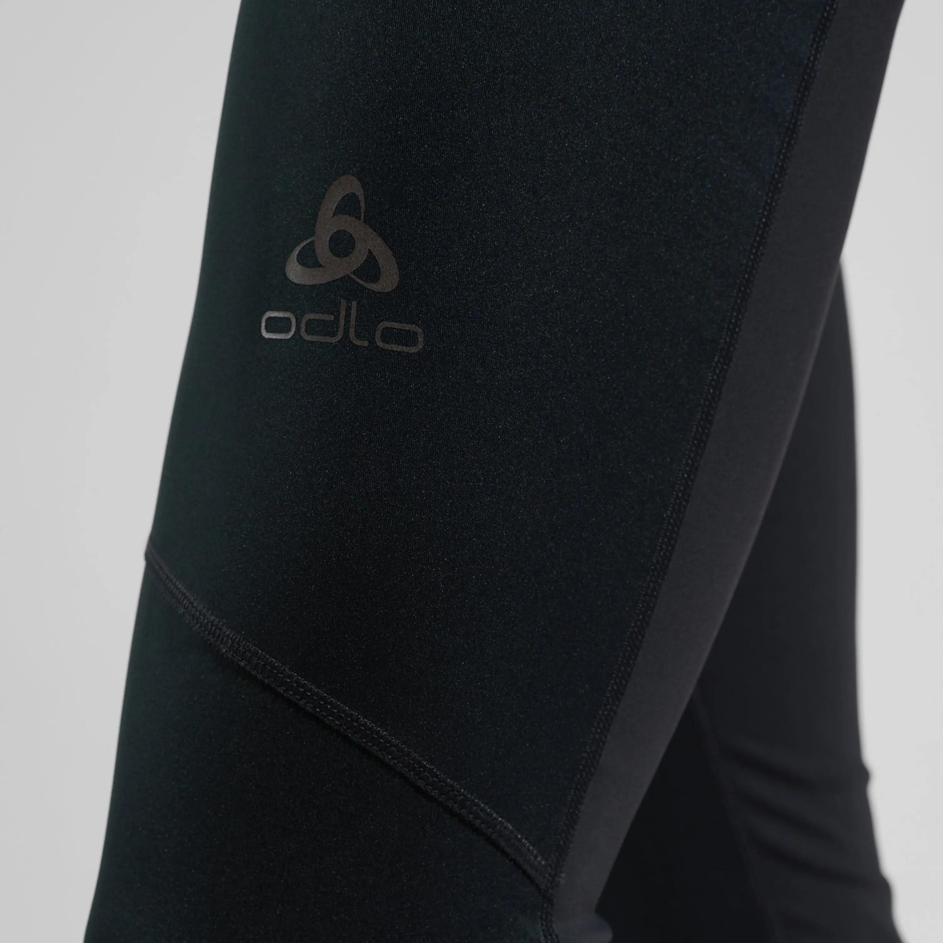 Lange Radlerhose Odlo Zeroweight Pro X-Warm Schwarz 4/8