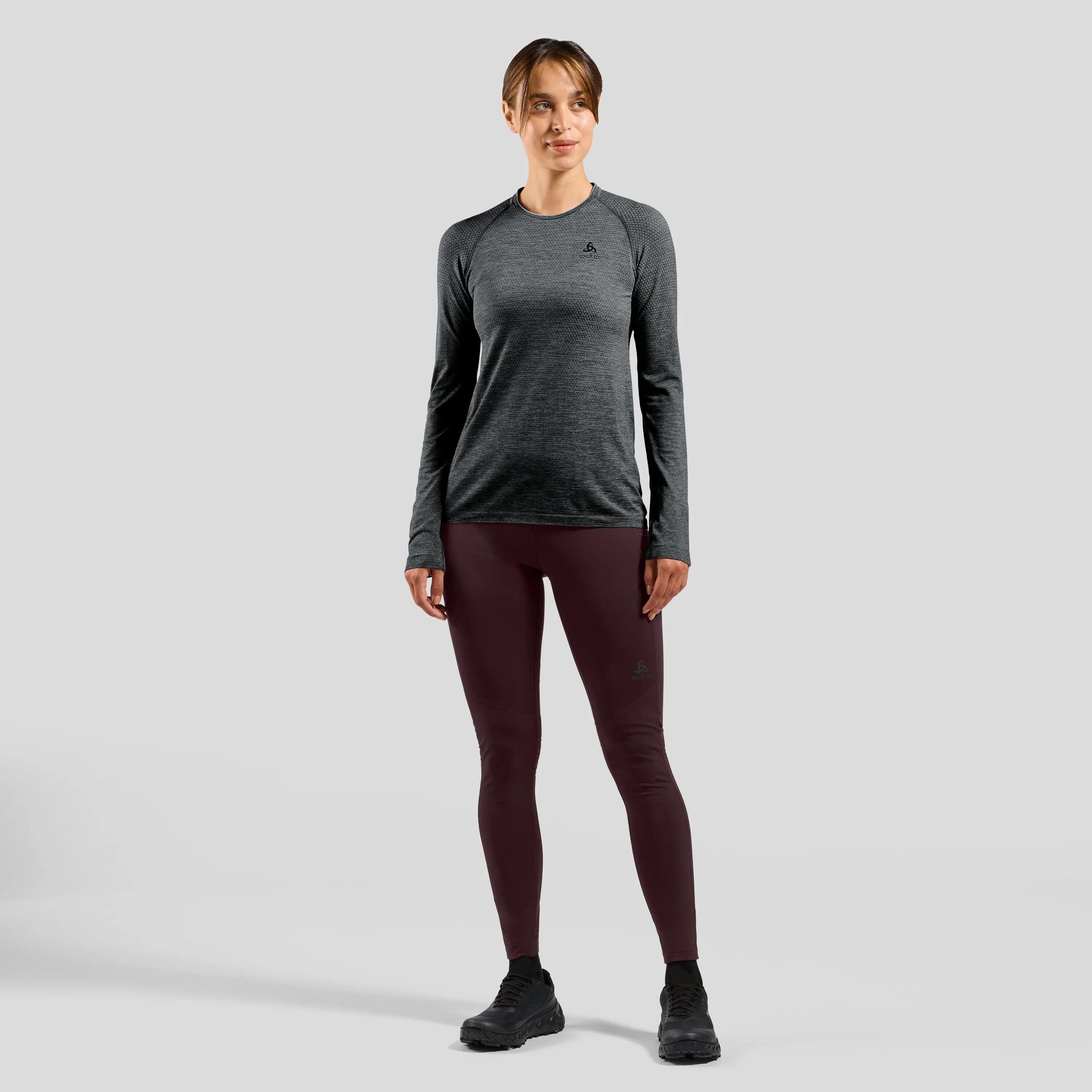 Odlo Zeroweight Warm 2.0 Donna Long Running Legging Purple 7/9