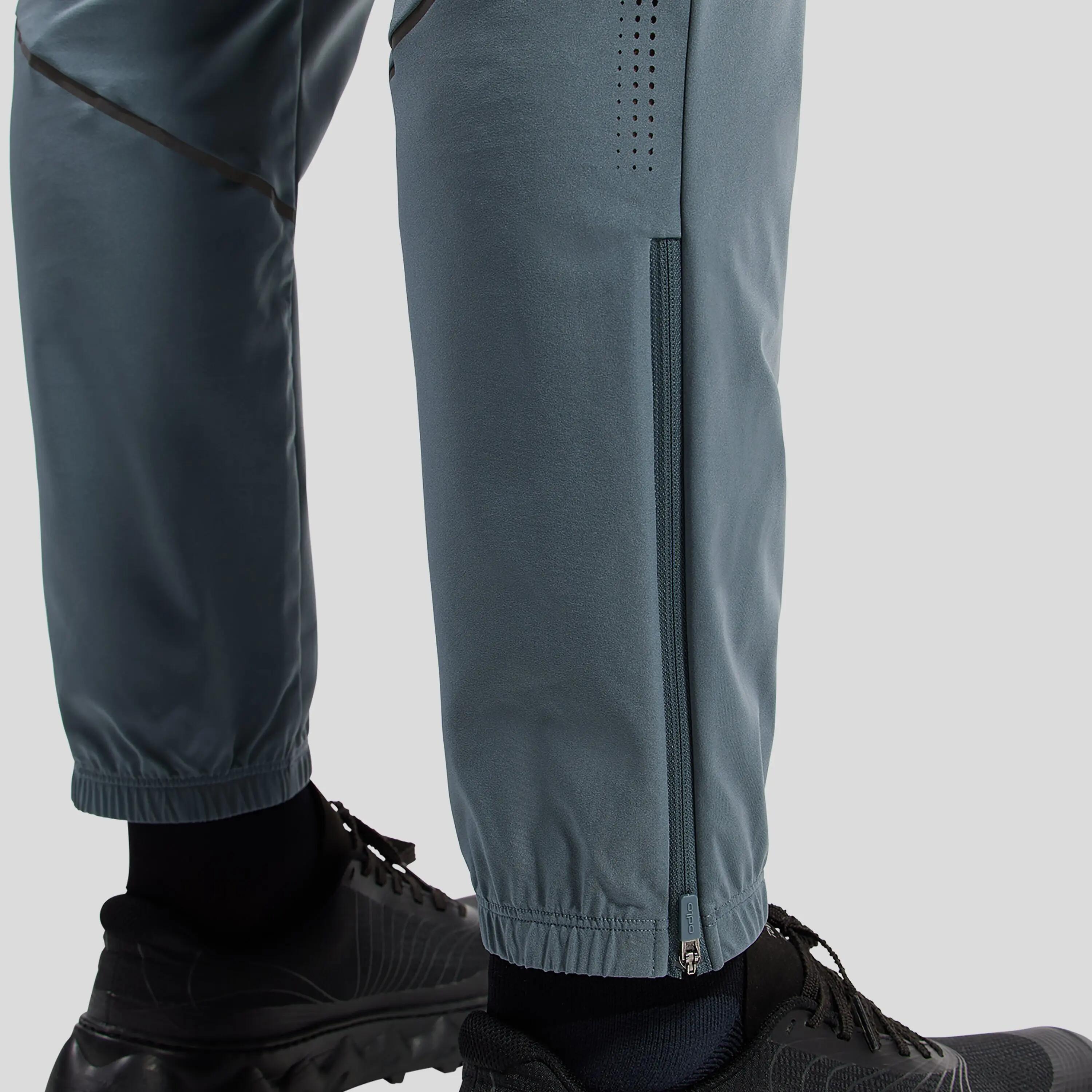 Pantalones de running para hombre Odlo Zeroweight Warm 2.0 Negro 11/13