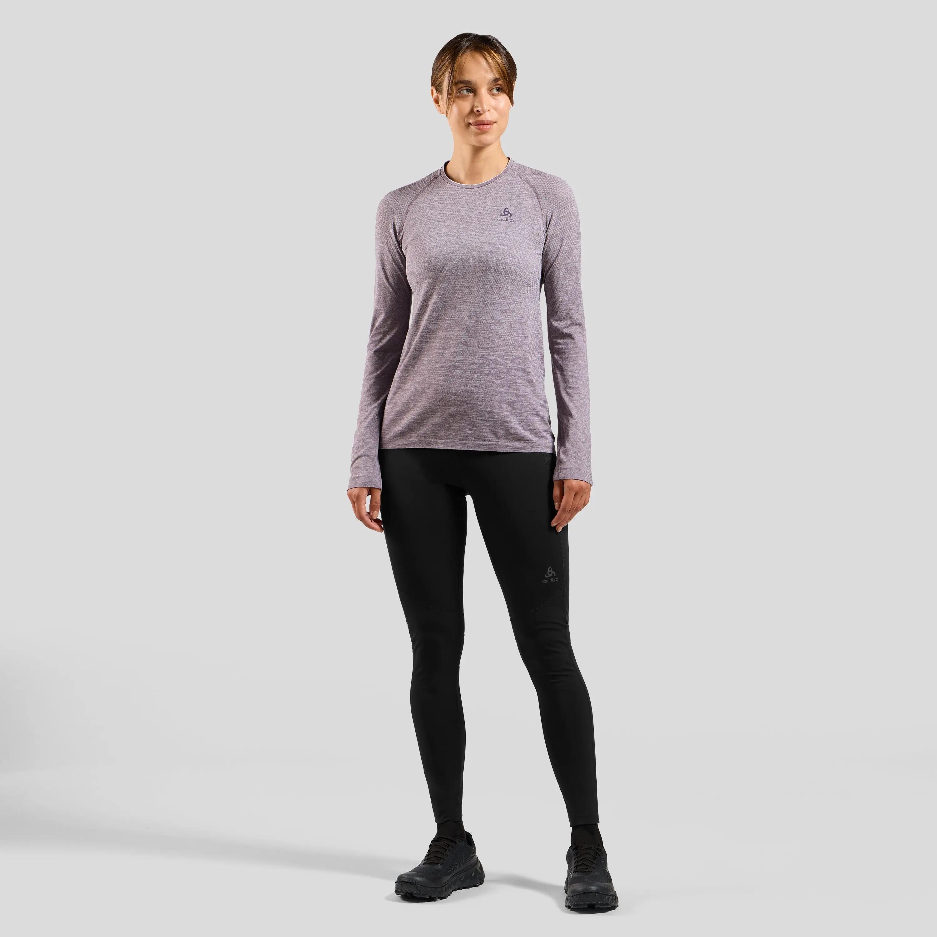 Odlo Zeroweight Warm 2.0 Schwarz Women's Long Running Leggings 7/11