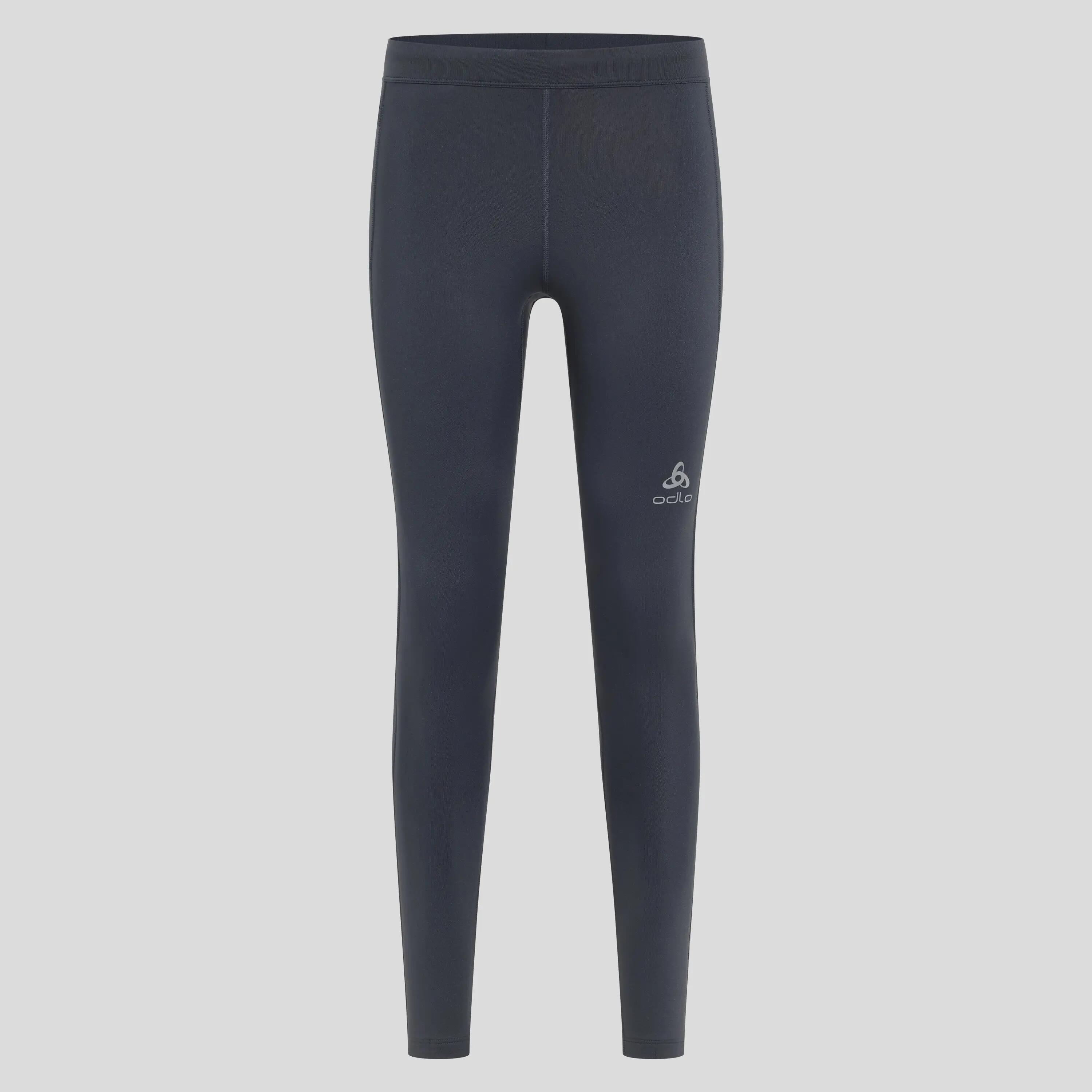 Collant da running Odlo Essential Warm Uomo con interno spazzolato blu/grigio 6/7