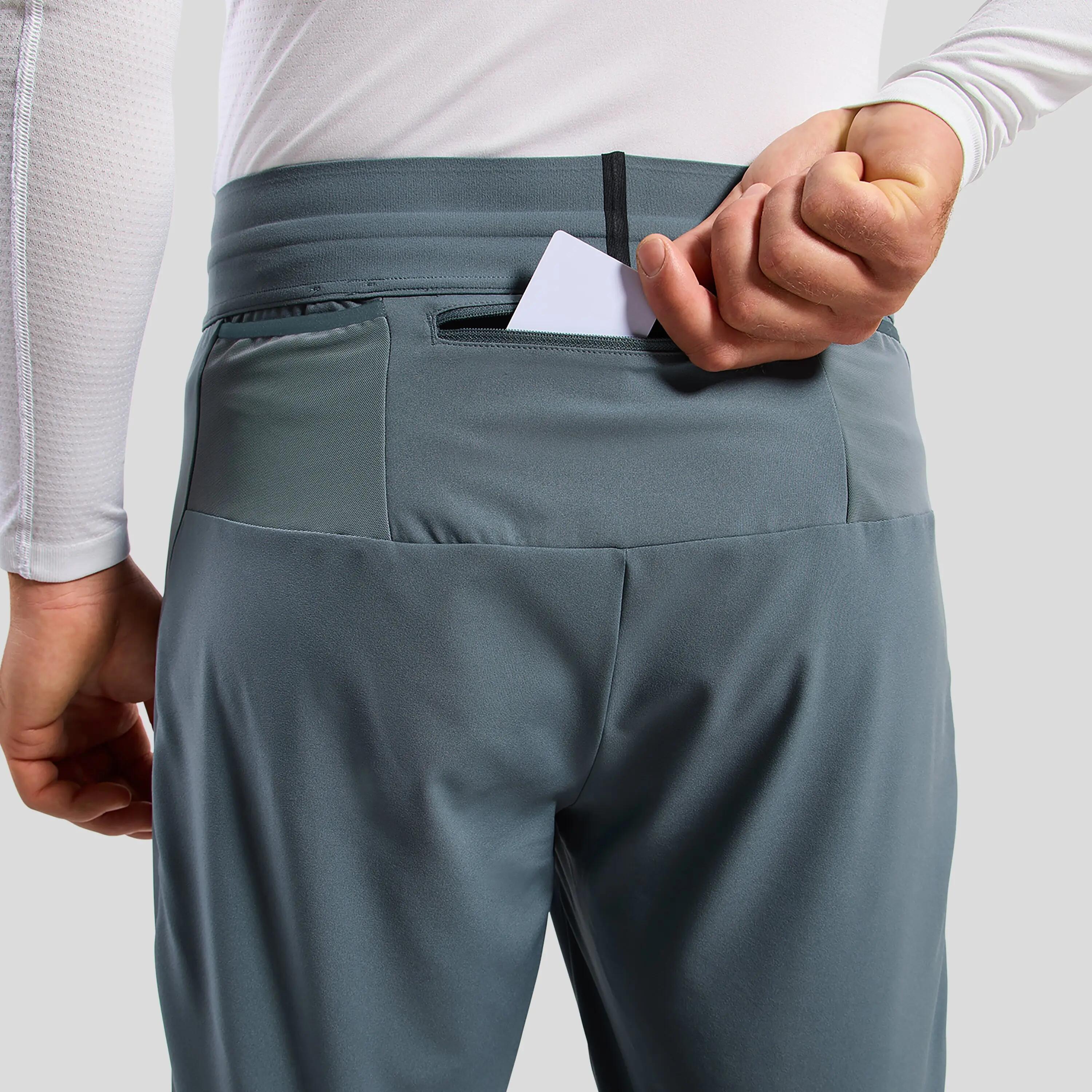 Pantalones de running para hombre Odlo Zeroweight Warm 2.0 Negro 10/13