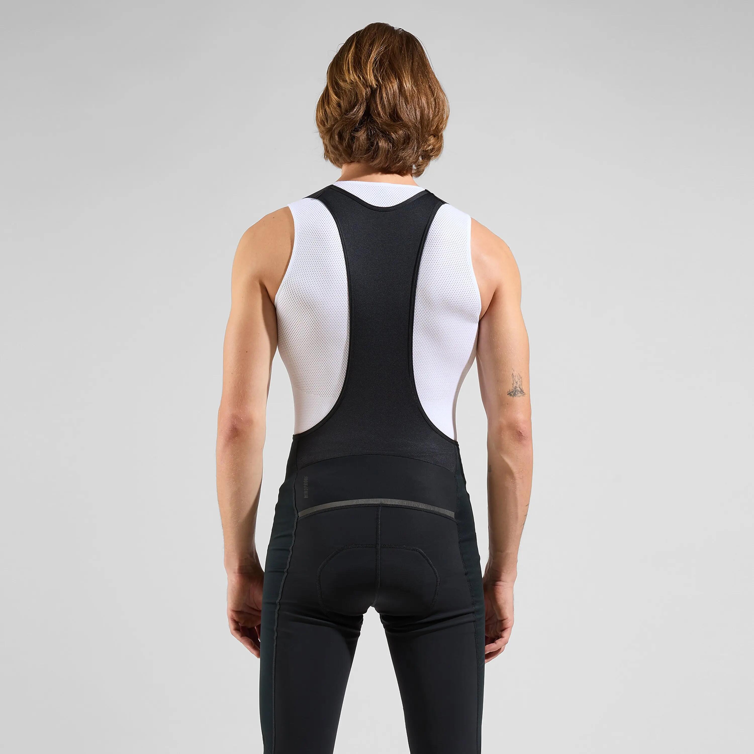 Lange Radlerhose Odlo Zeroweight Pro X-Warm Schwarz 2/8