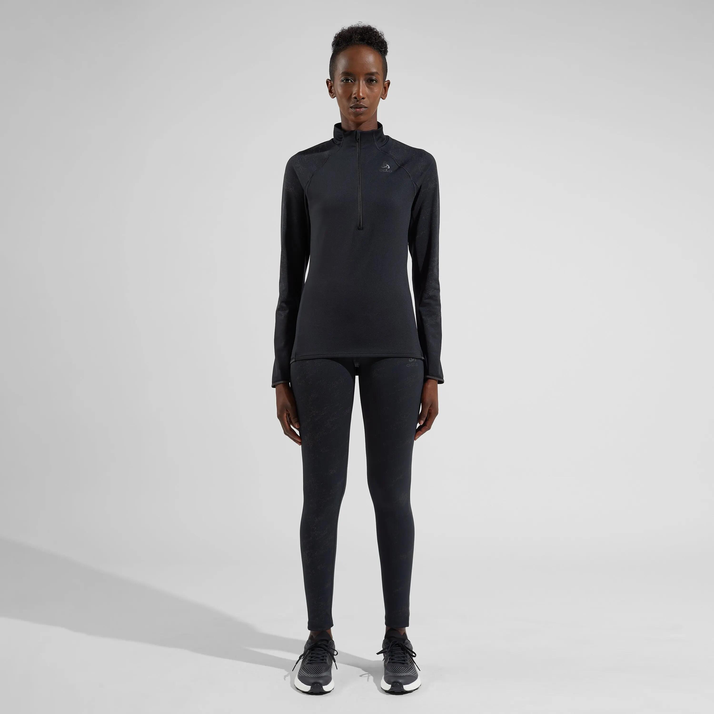 Legginsy do biegania damskie Odlo ZEROWEIGHT PRINT REFLECTIVE 4/6