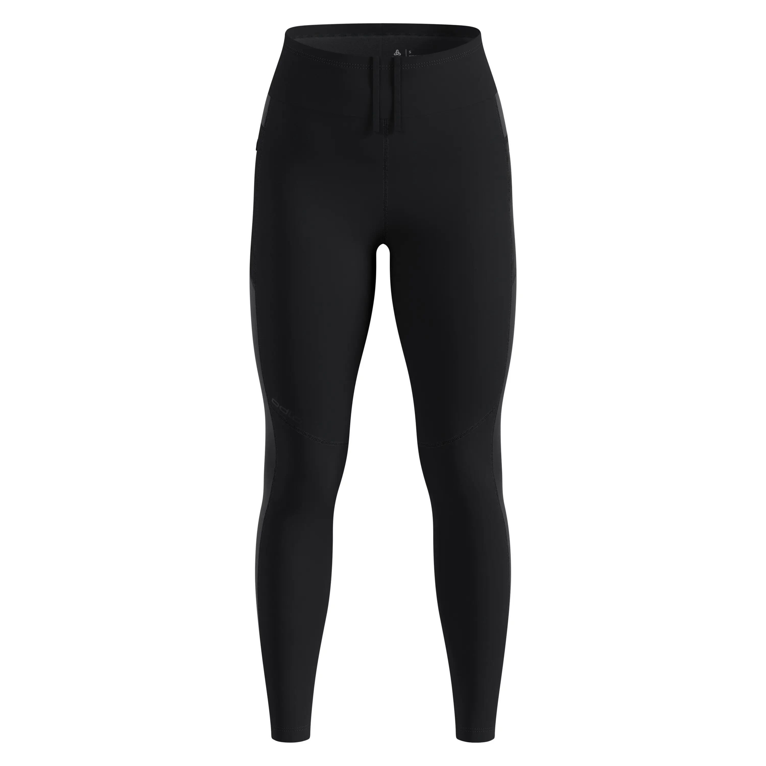 Odlo Zeroweight Warm 2.0 Schwarz Women's Long Running Leggings 10/11