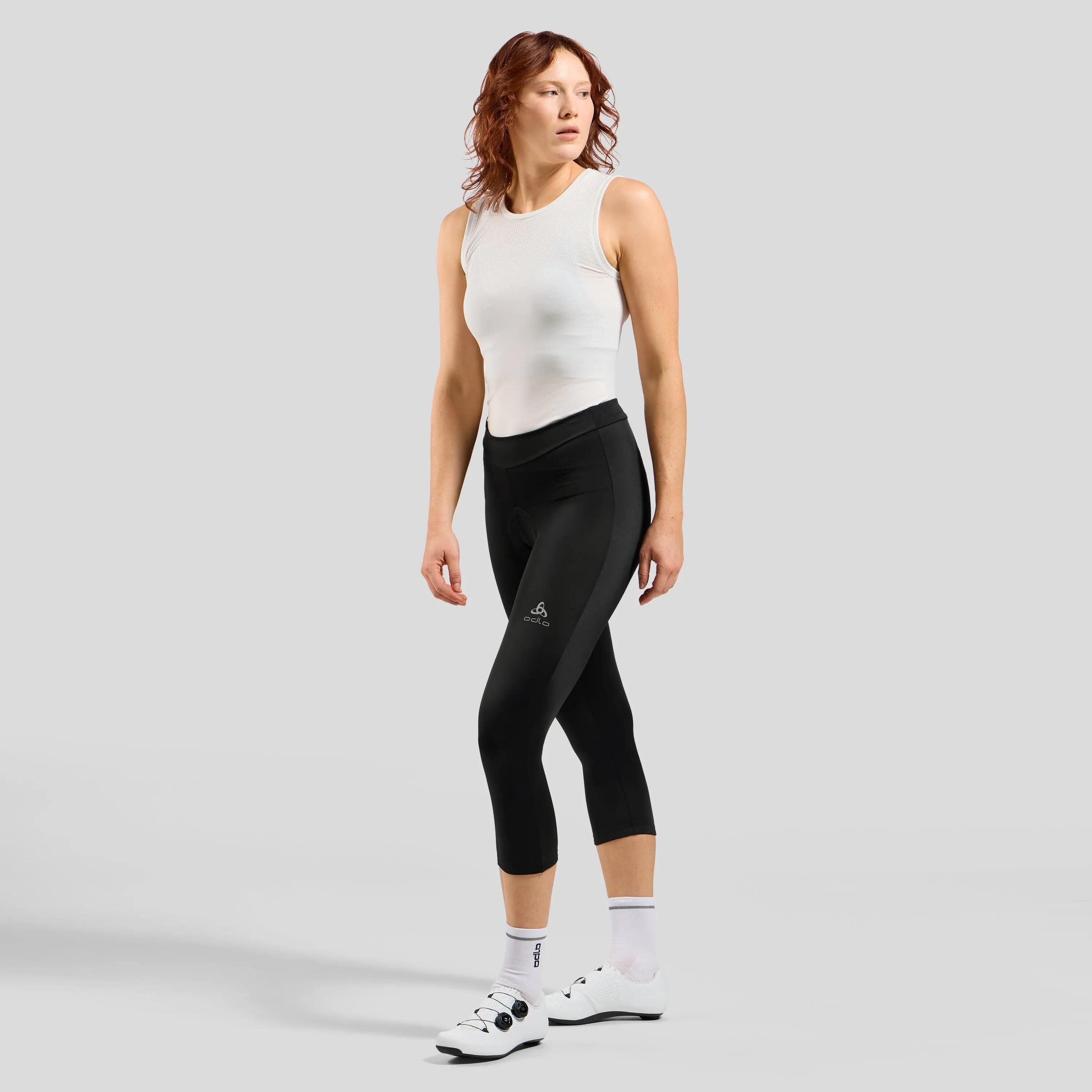 Cuissard 3/4 sans bretelles Odlo Essentials Femme Noir 4/7