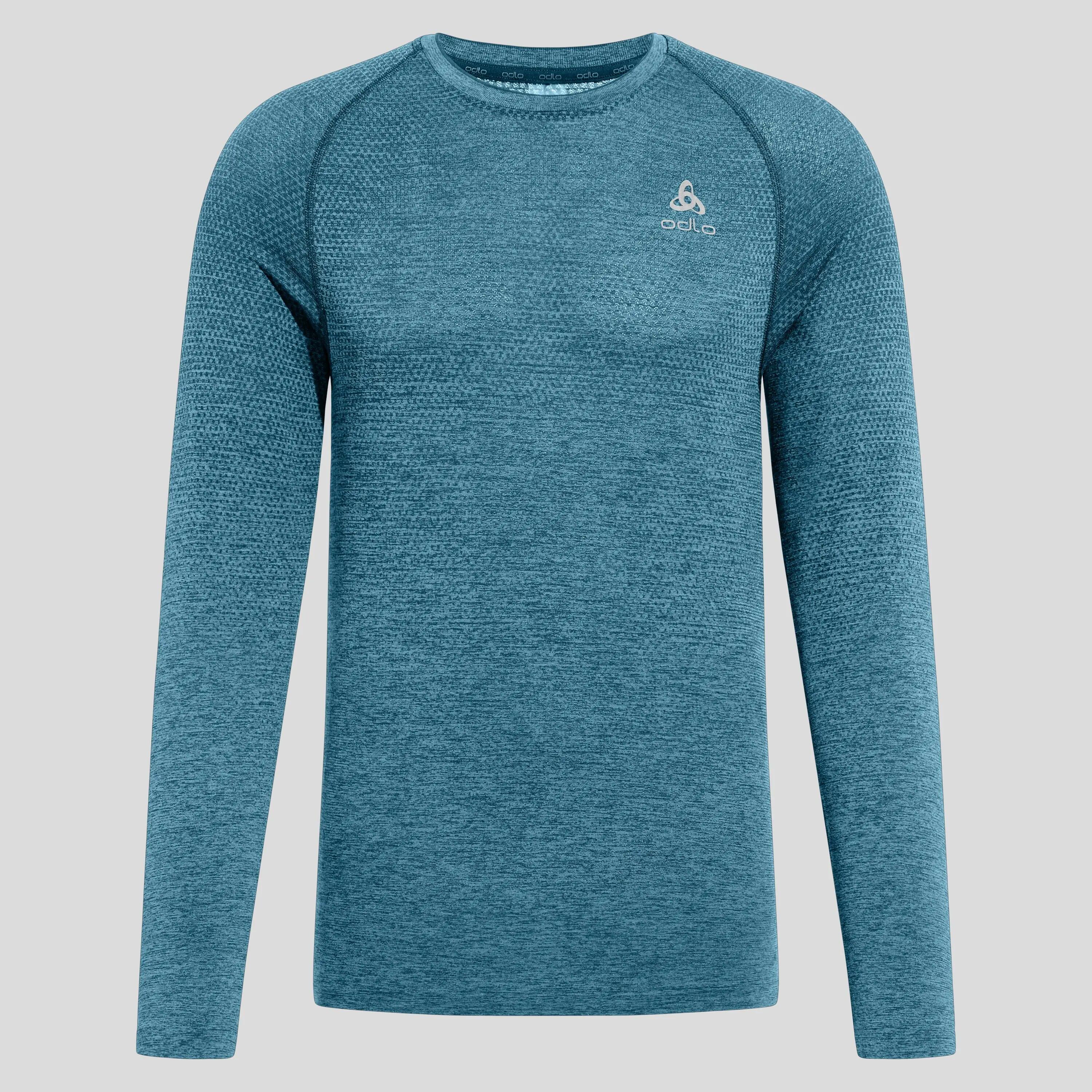 Maillot Manches Longues Odlo Essentials Seamless Bleu 5/6