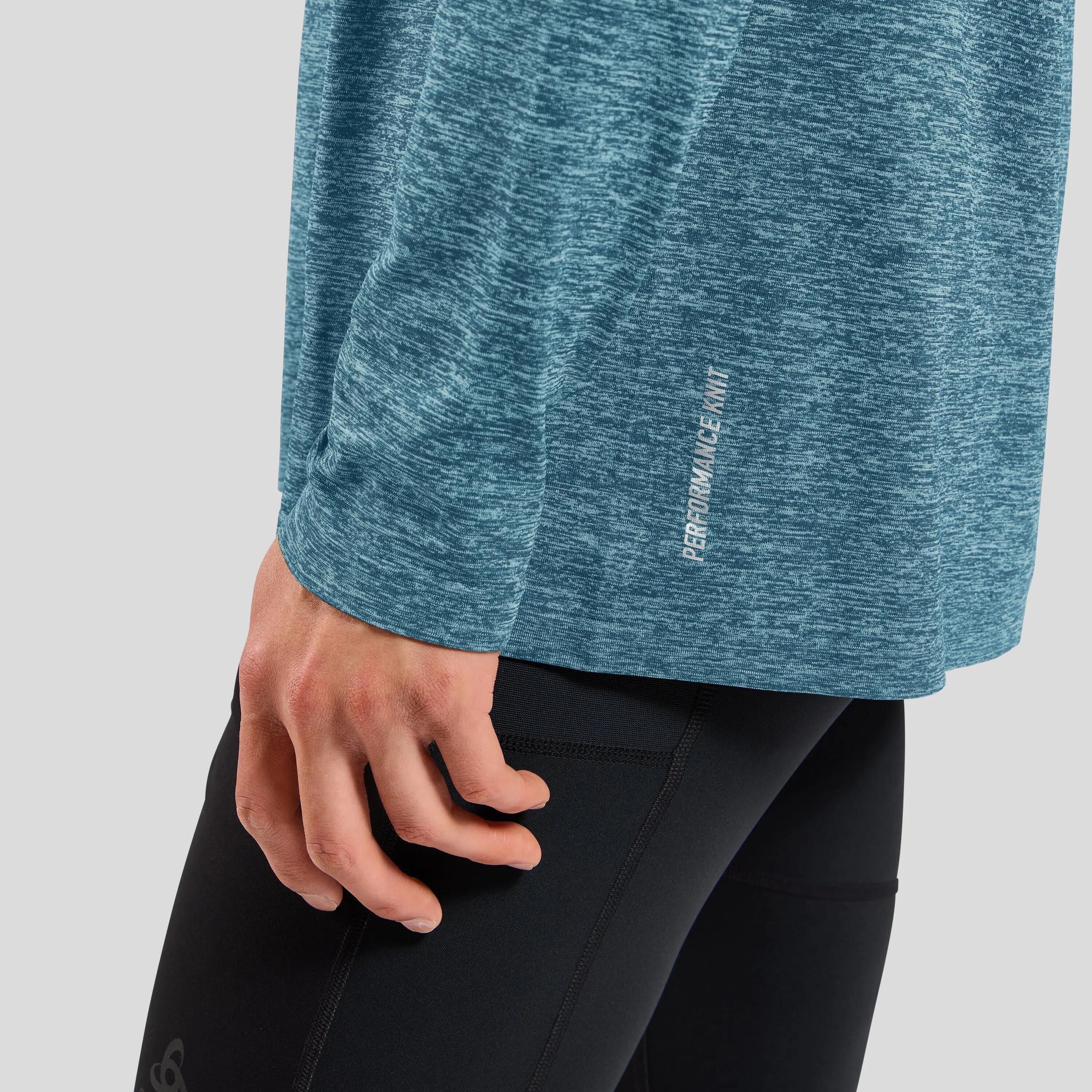 Maillot Manches Longues Odlo Essentials Seamless Bleu 3/6