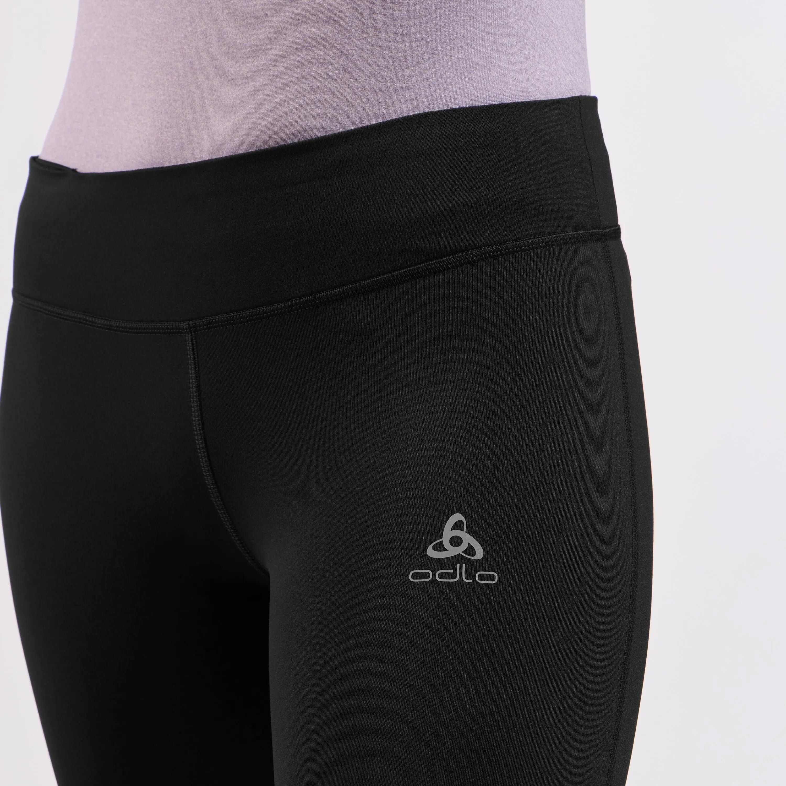 Lange Tights Women Odlo Essential Warm Schwarze 3/9