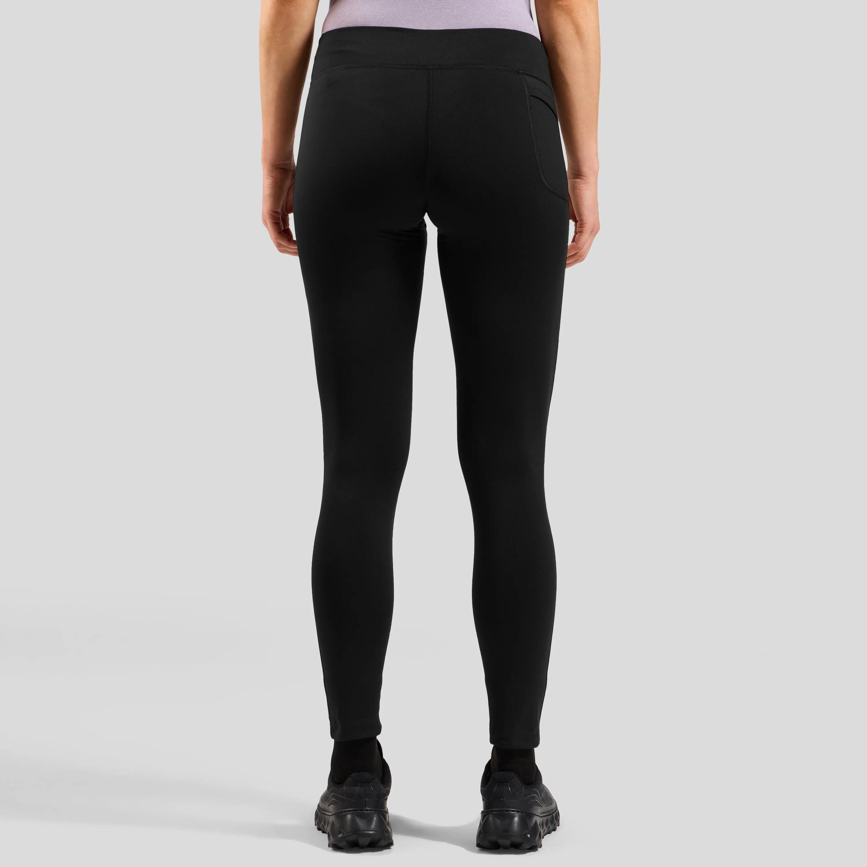 Lange Tights Women Odlo Essential Warm Schwarze 2/9