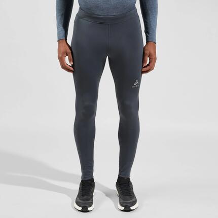 Collant de running Odlo Essential Warm Homme intérieur gratté bleu/gris