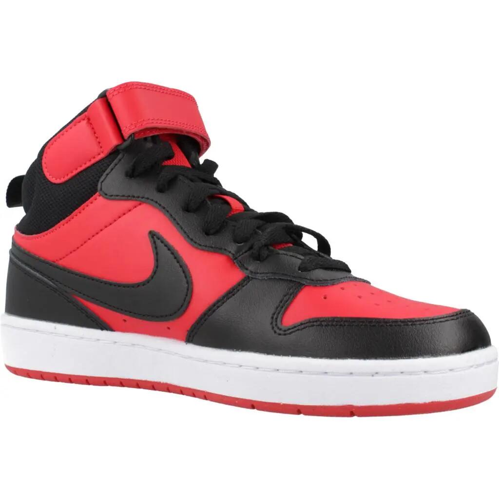 Scarpe Da Ginnastica Nike Modello Court Borough Mid 2 (gs) Colore Rosso 5/5